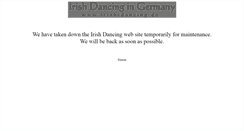 Desktop Screenshot of irish-dancing.de