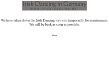 Tablet Screenshot of irish-dancing.de